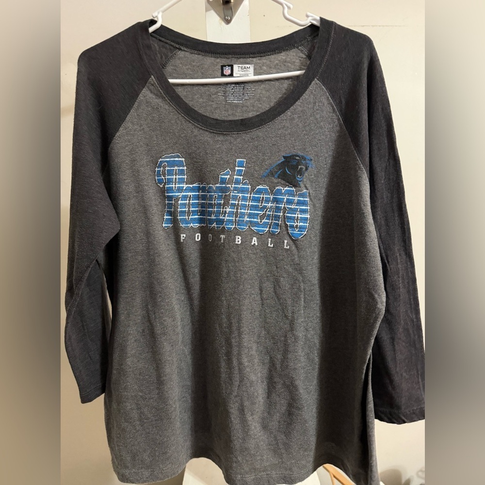 NFL Apparel Carolina Panthers Long Sleeve Tee Shirt